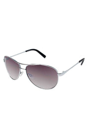 Accessories Iconic Aviator Pilot Sunglasses with Bifocal Readers - Silver | Jessica Simpson