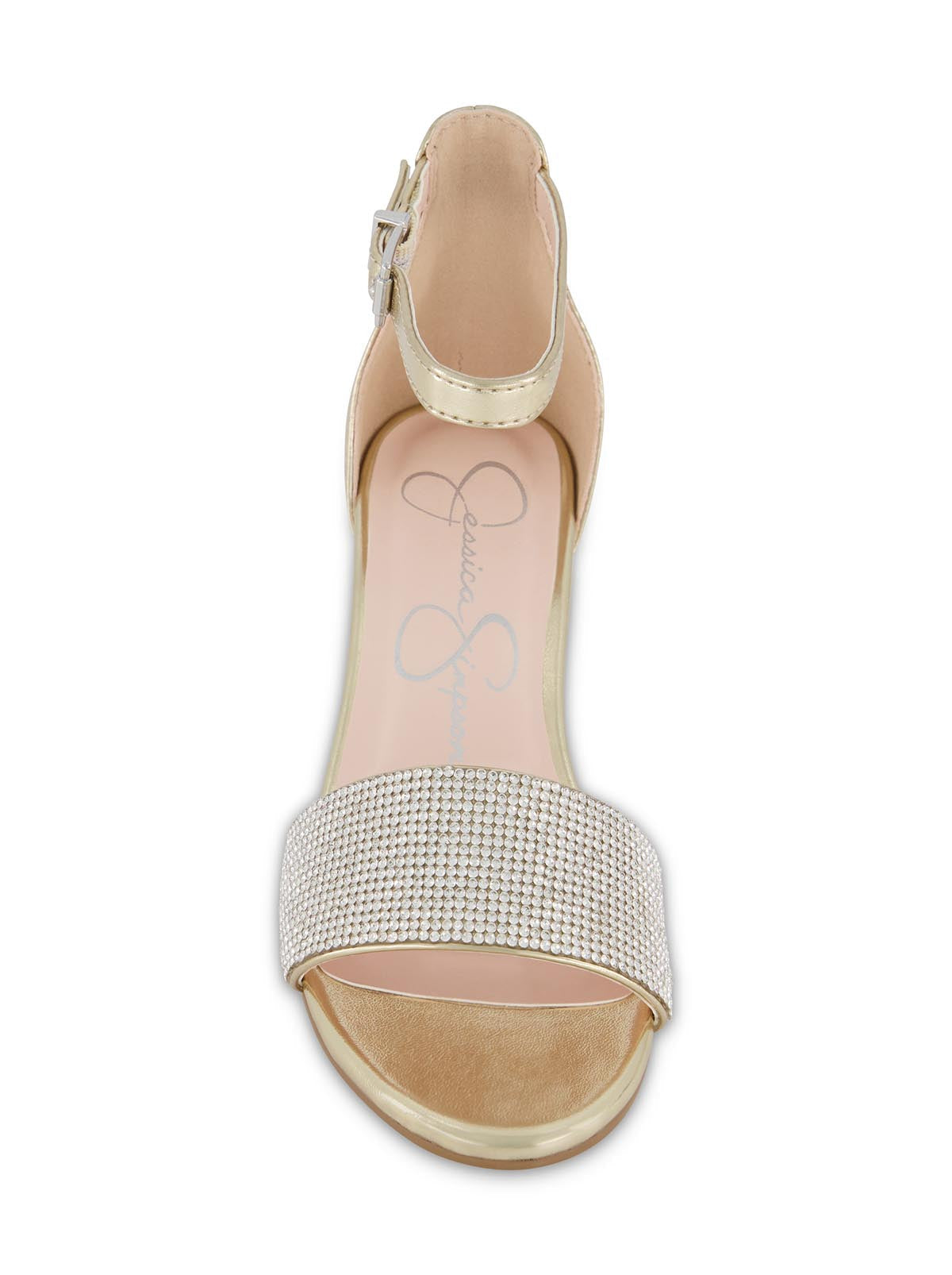 Women Girls' Pearl Stone Dress Heel - Gold | Jessica Simpson