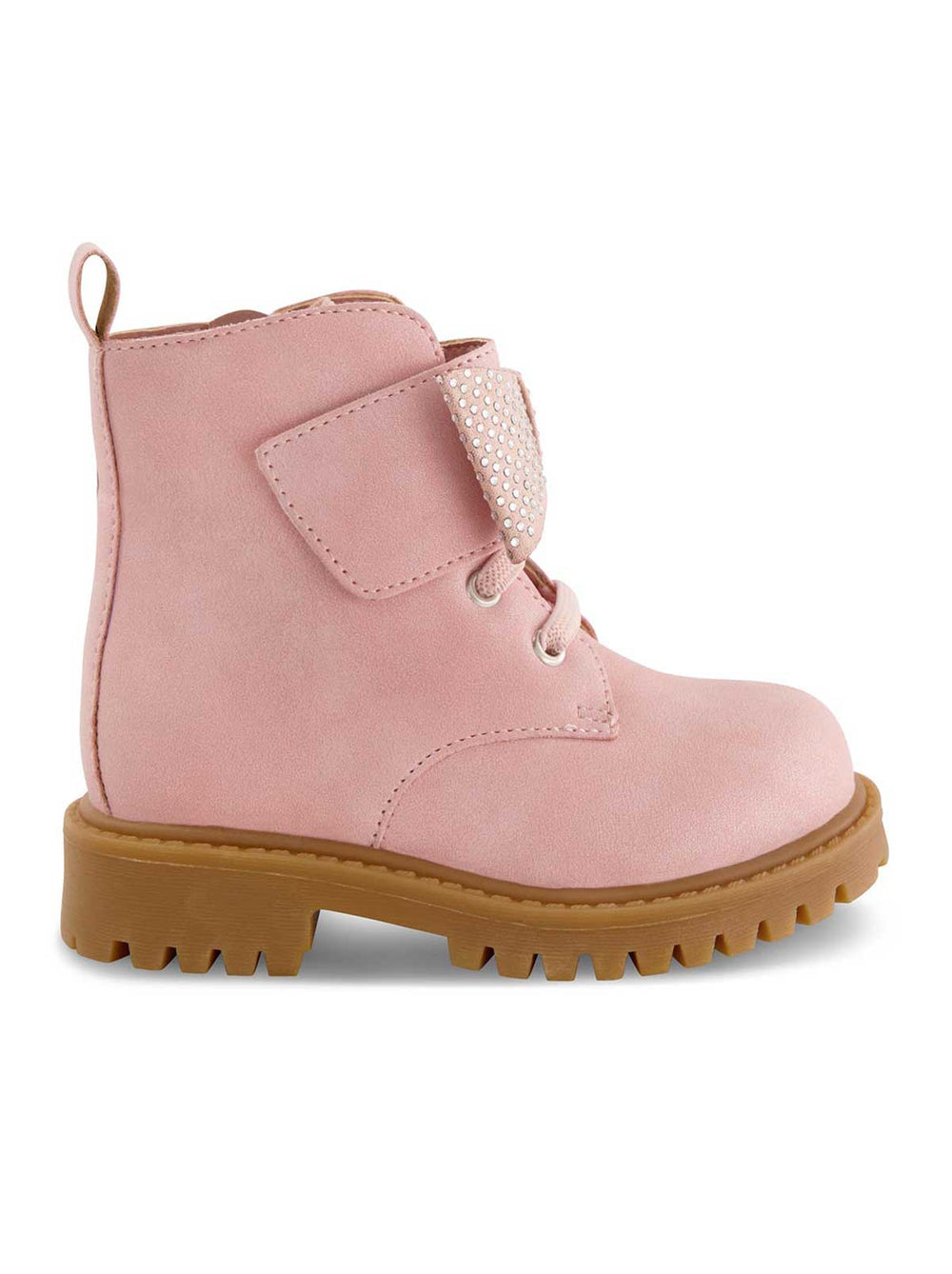 Women Toddler Daria Bow Moto Boot - Blush | Jessica Simpson