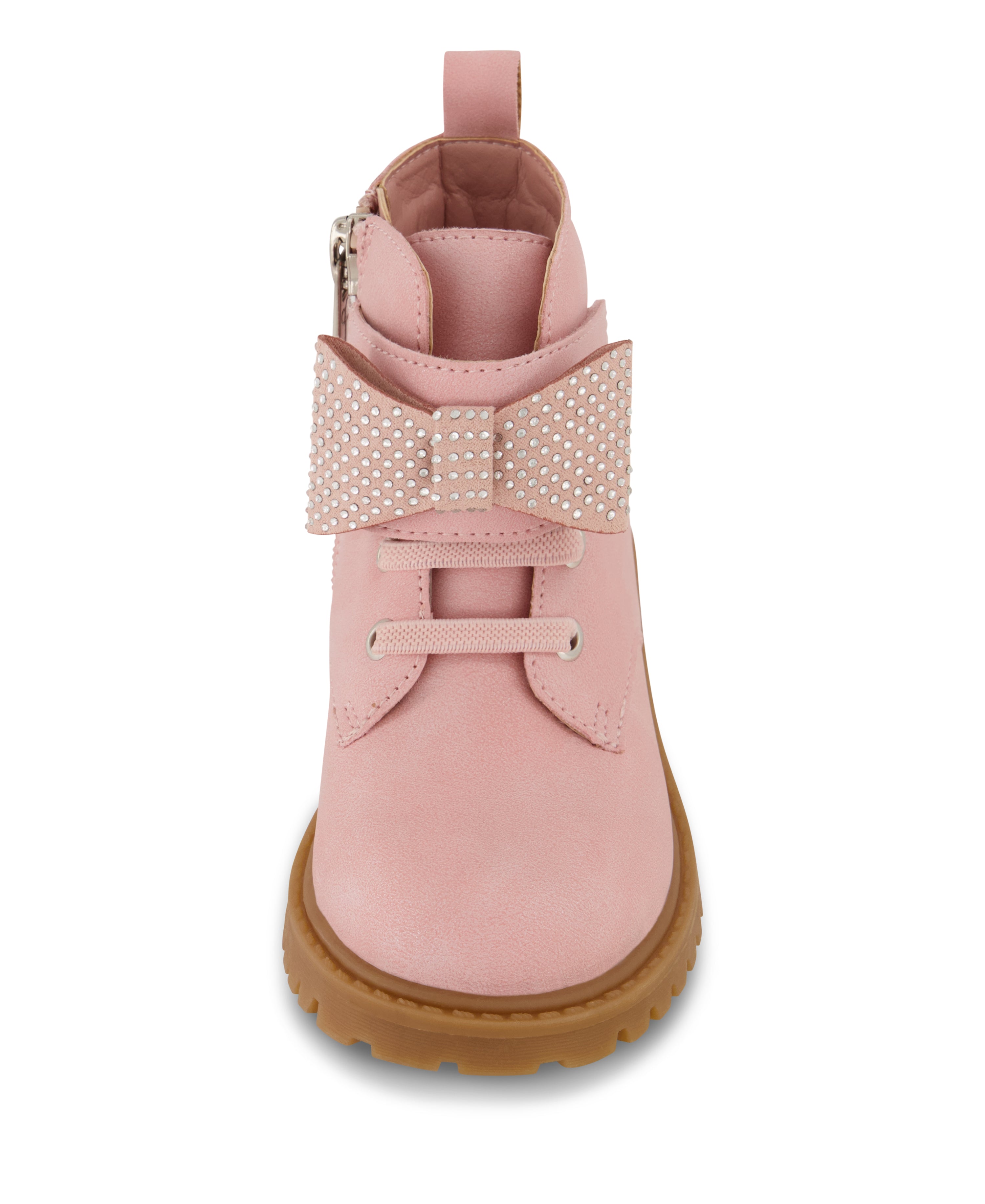 Women Toddler Daria Bow Moto Boot - Blush | Jessica Simpson