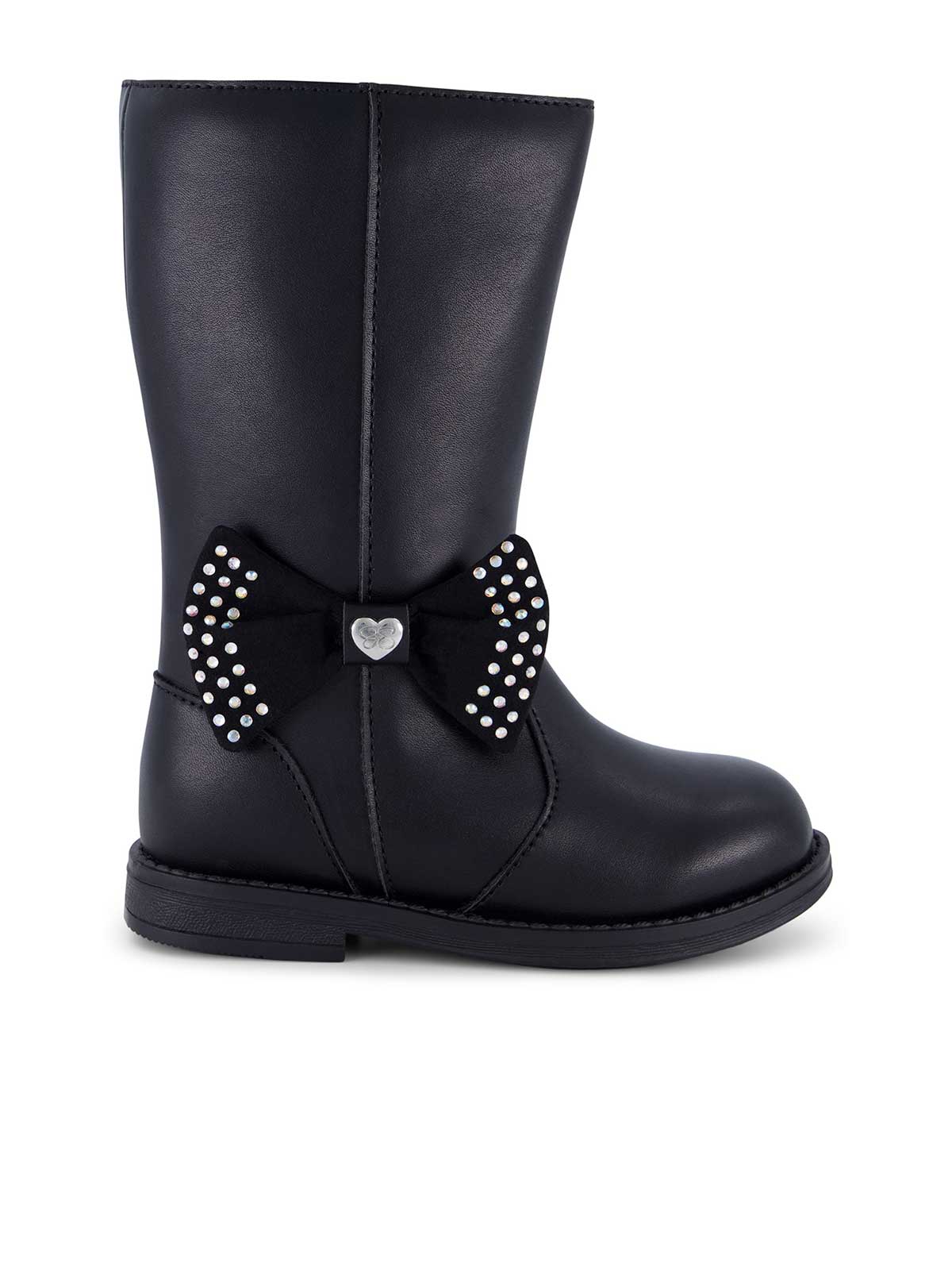 Women Toddler Evie Bow Tall Boot - Black | Jessica Simpson