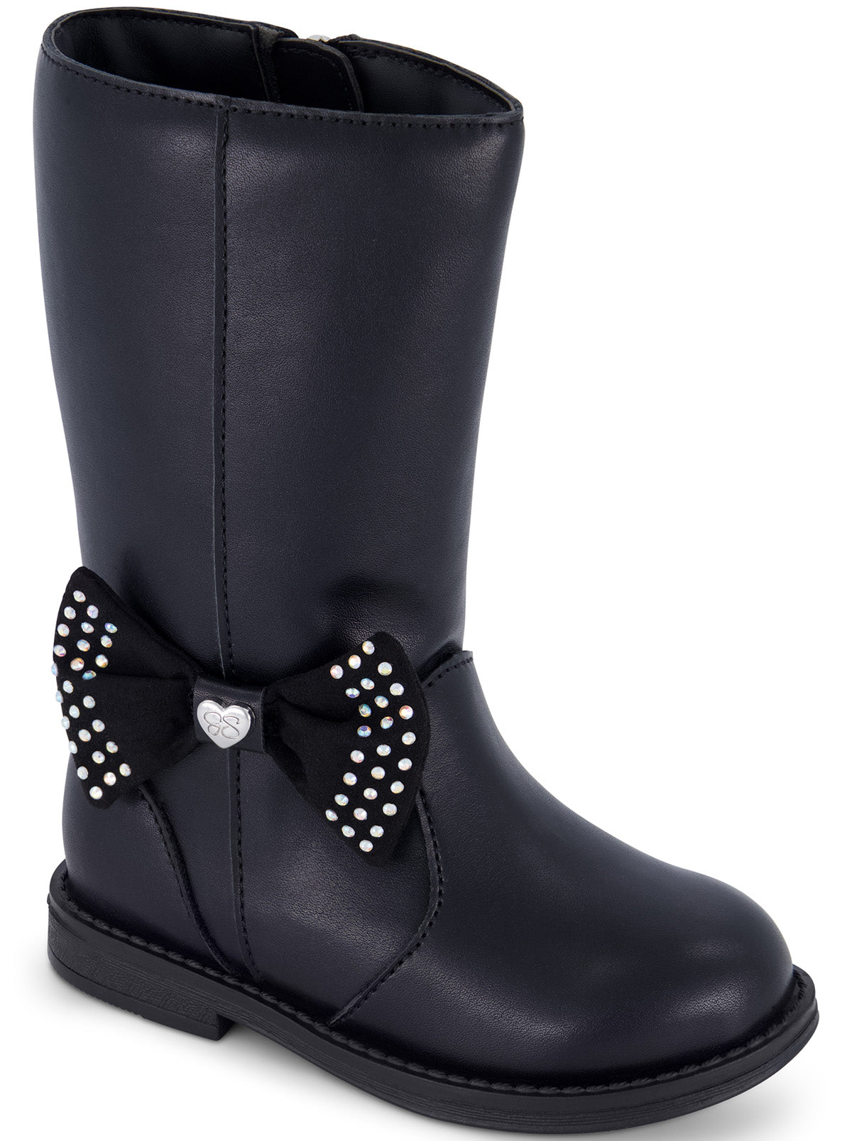 Women Toddler Evie Bow Tall Boot - Black | Jessica Simpson