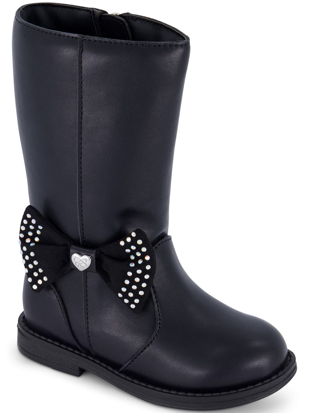 Women Toddler Evie Bow Tall Boot - Black | Jessica Simpson