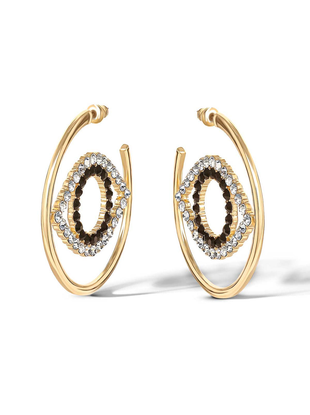 Accessories Crystal Eye Hoop Earrings | Jessica Simpson