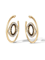 Accessories Crystal Eye Hoop Earrings | Jessica Simpson