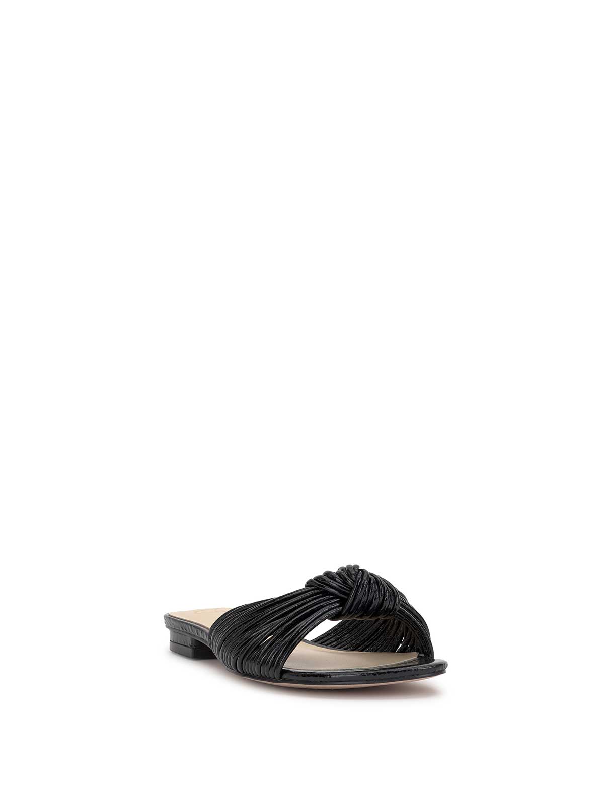 Women Dydra Knotted Flat Sandal - Black | Jessica Simpson