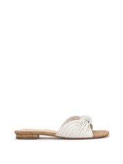 Women Dydra Knotted Flat Sandal - White | Jessica Simpson
