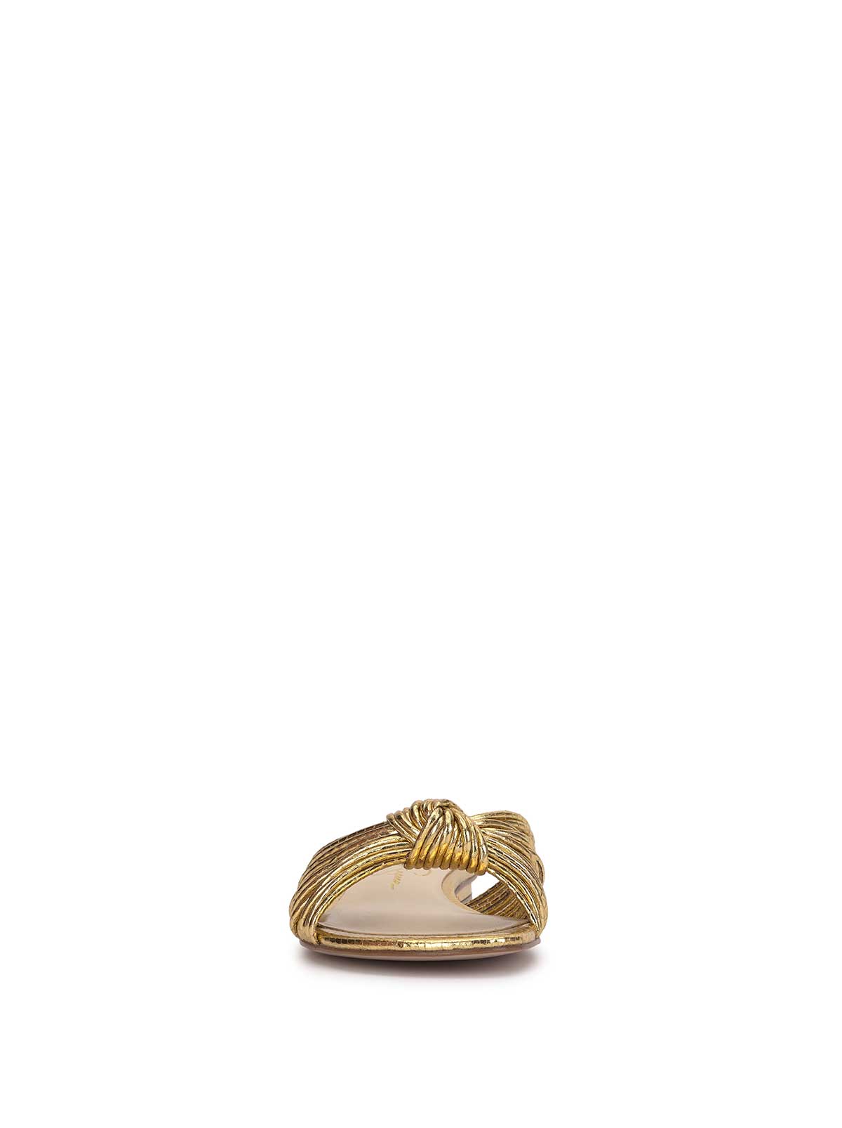 Women Dydra Knotted Flat Sandal - Gold | Jessica Simpson