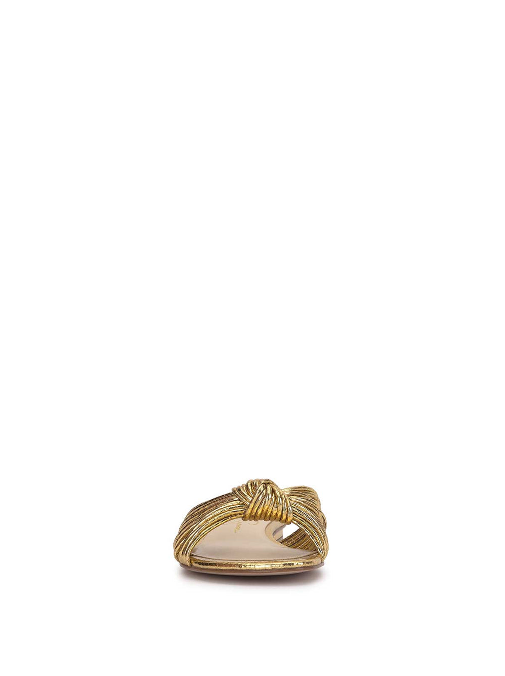 Women Dydra Knotted Flat Sandal - Gold | Jessica Simpson