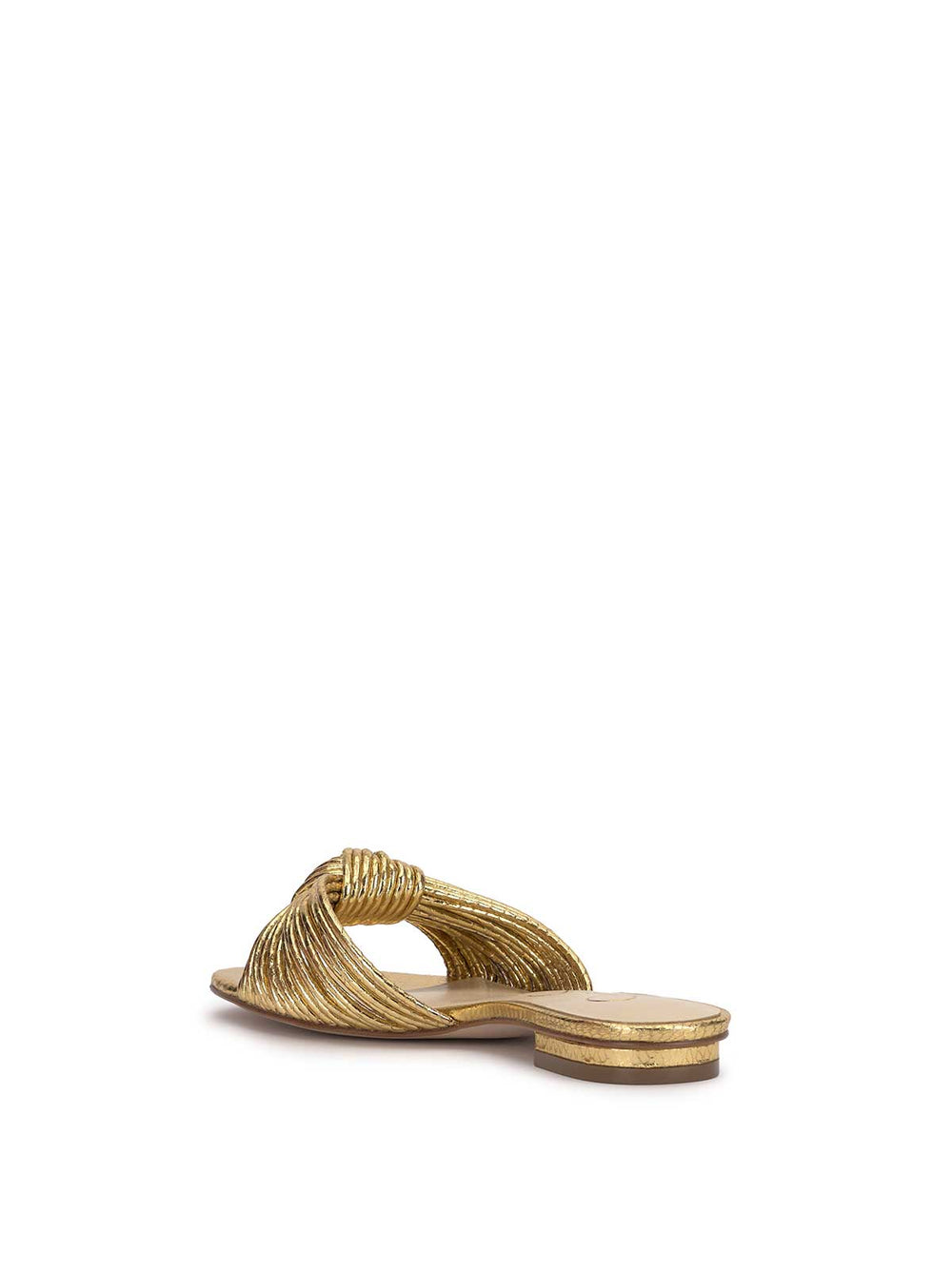 Women Dydra Knotted Flat Sandal - Gold | Jessica Simpson