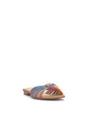 Women Dydra Knotted Flat Sandal - Multi Stripe | Jessica Simpson