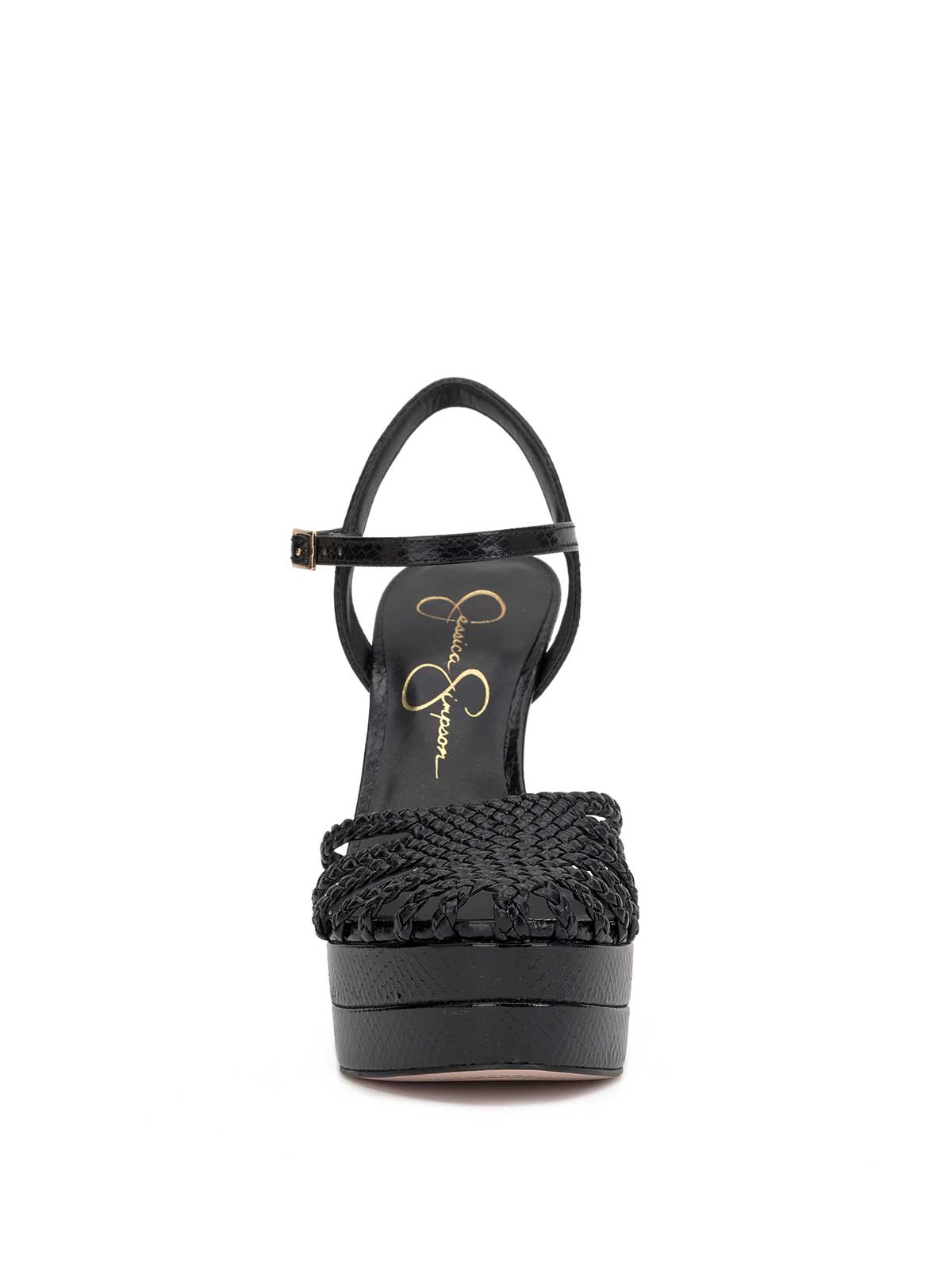 Women Inaia Braided Platform Sandal - Black | Jessica Simpson