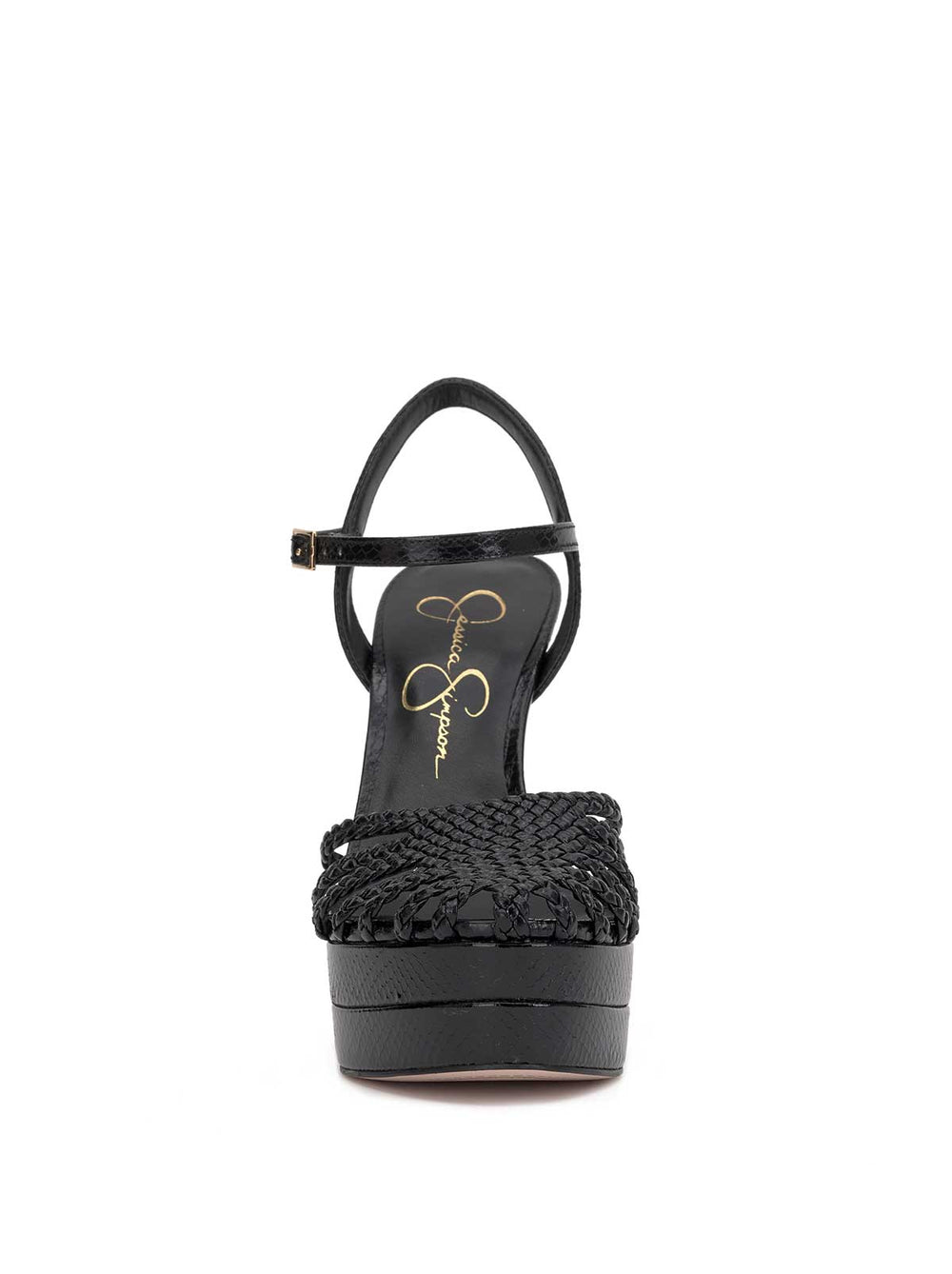 Women Inaia Braided Platform Sandal - Black | Jessica Simpson