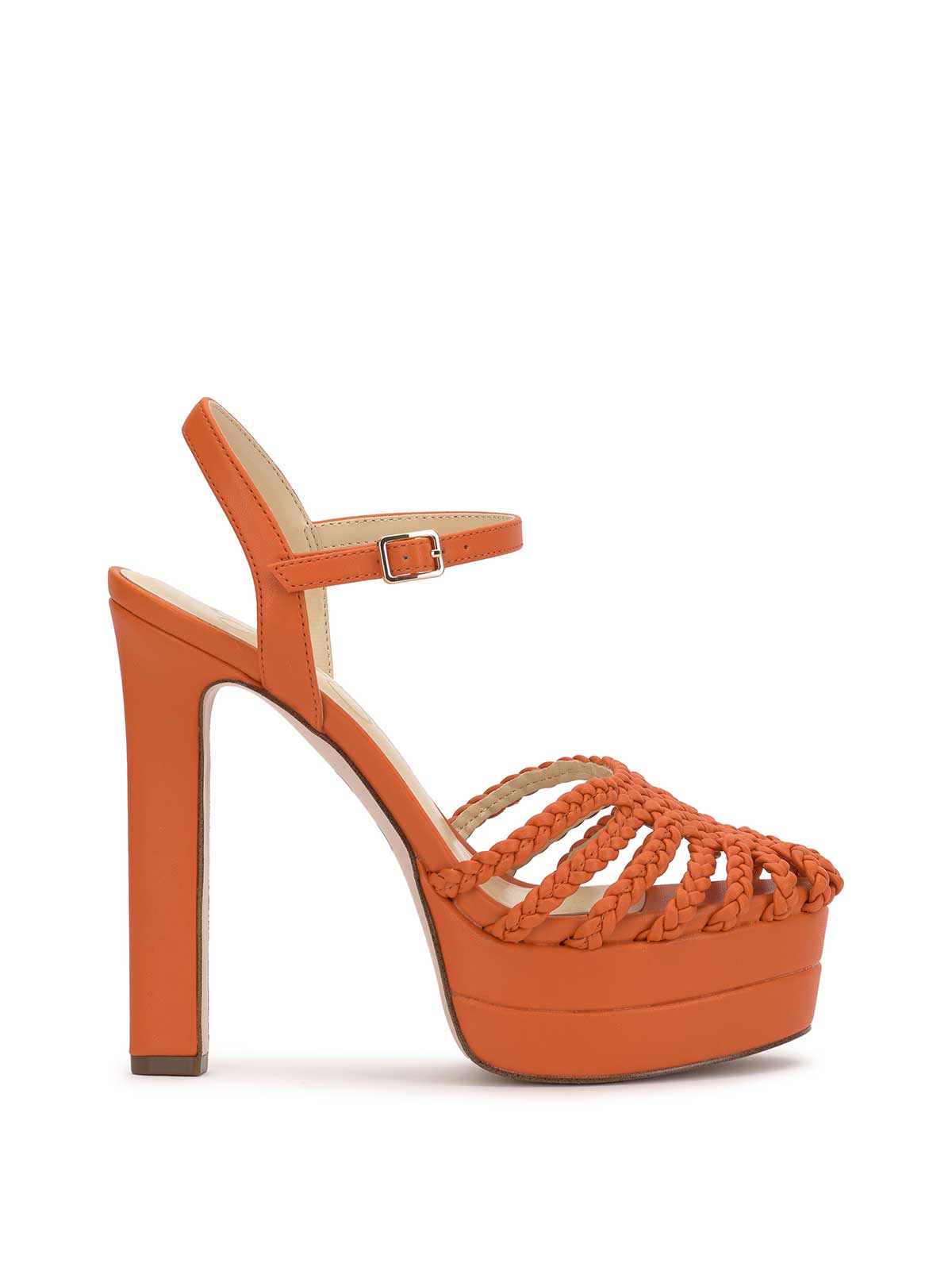 Women Inaia Braided Platform Sandal - Tangerine | Jessica Simpson