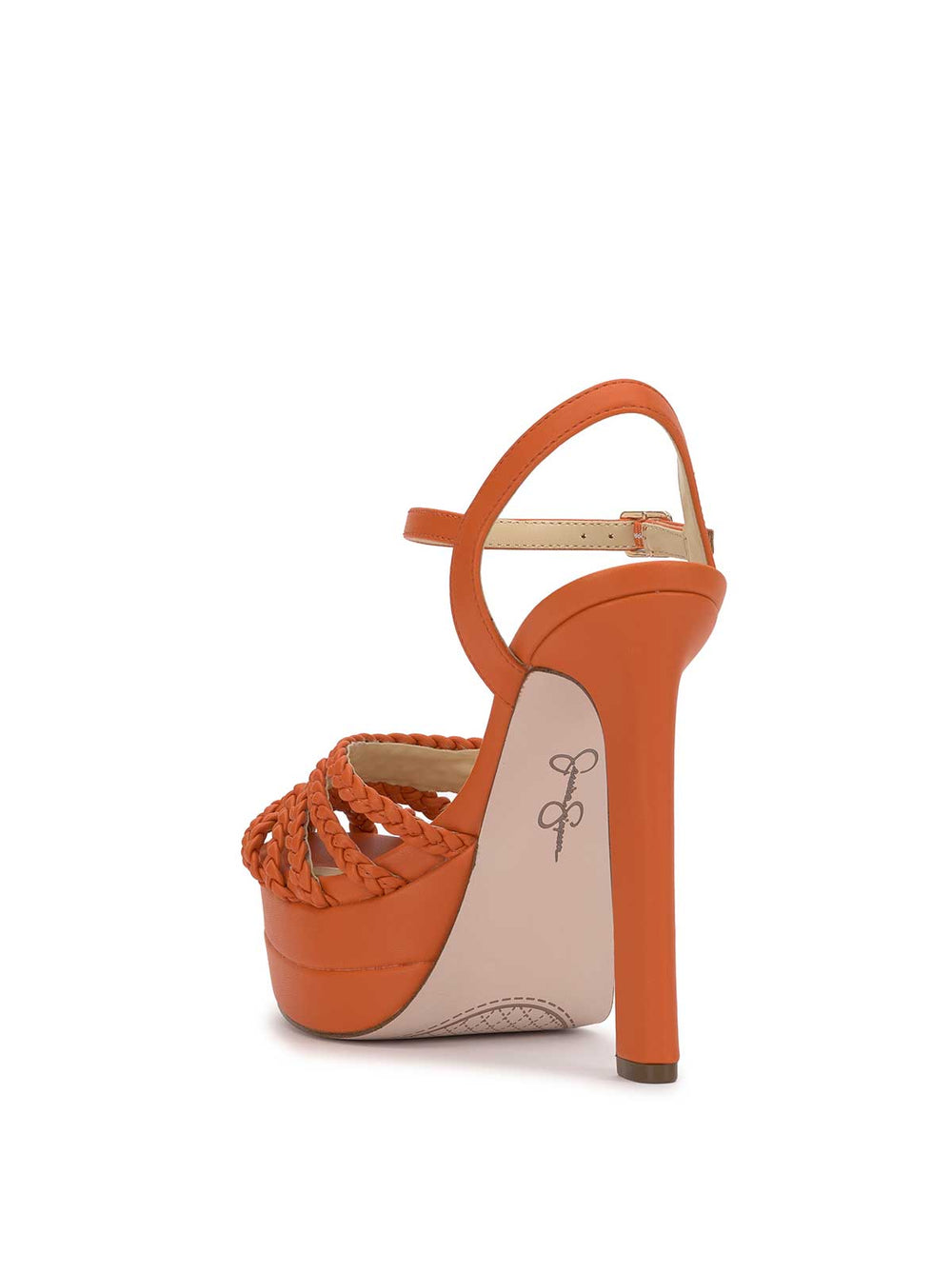 Women Inaia Braided Platform Sandal - Tangerine | Jessica Simpson