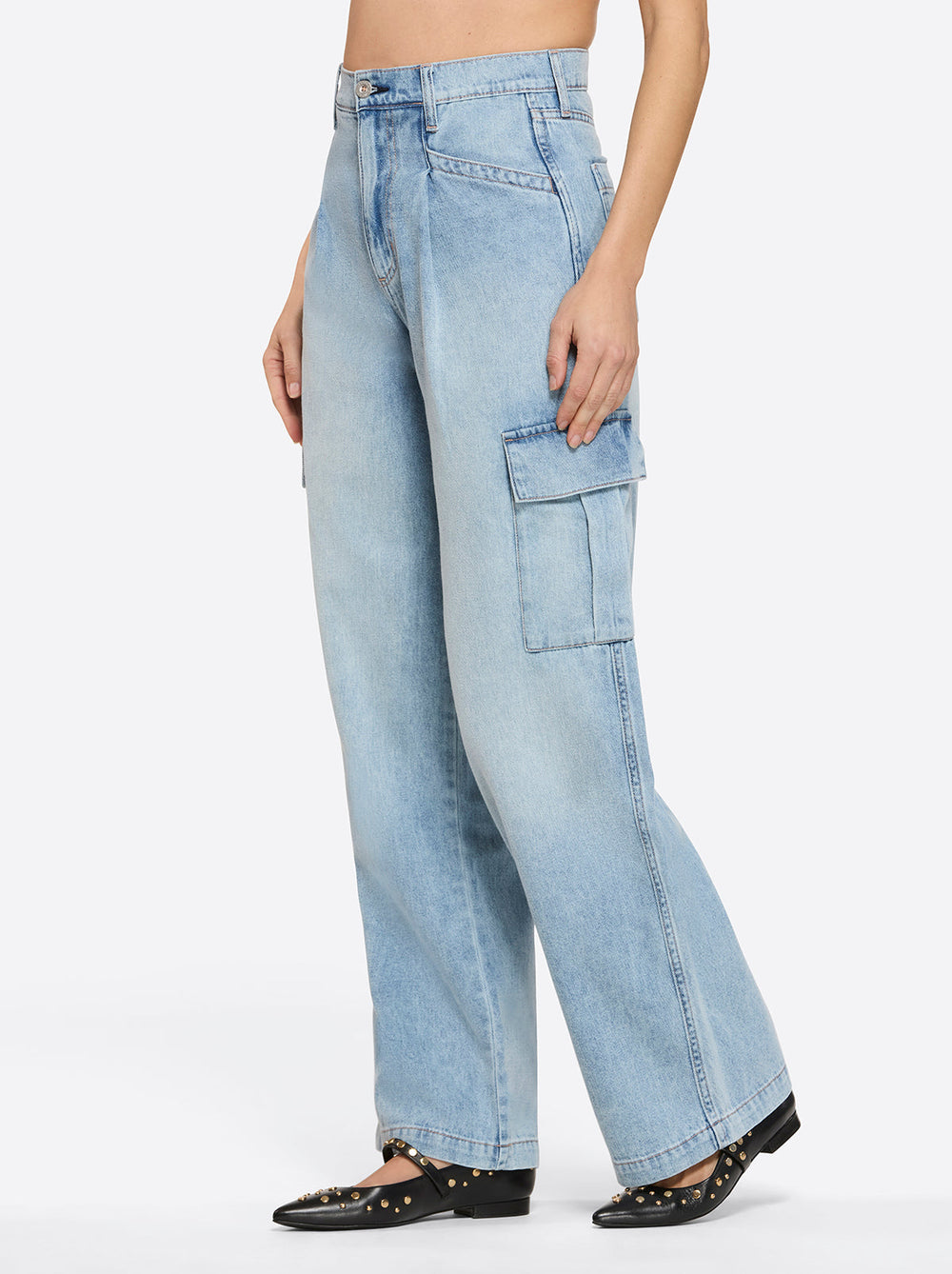 Women Jenna Cargo Pants - Valley Sky | Jessica Simpson