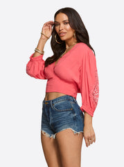 Women Patsy Top - Rose Of Sharon | Jessica Simpson
