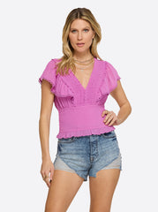 Women Lilianna Top - Radiant Orchid | Jessica Simpson