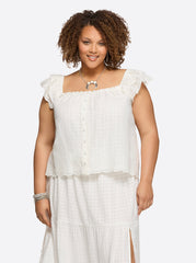 Women Violetta Top - Gardenia | Jessica Simpson