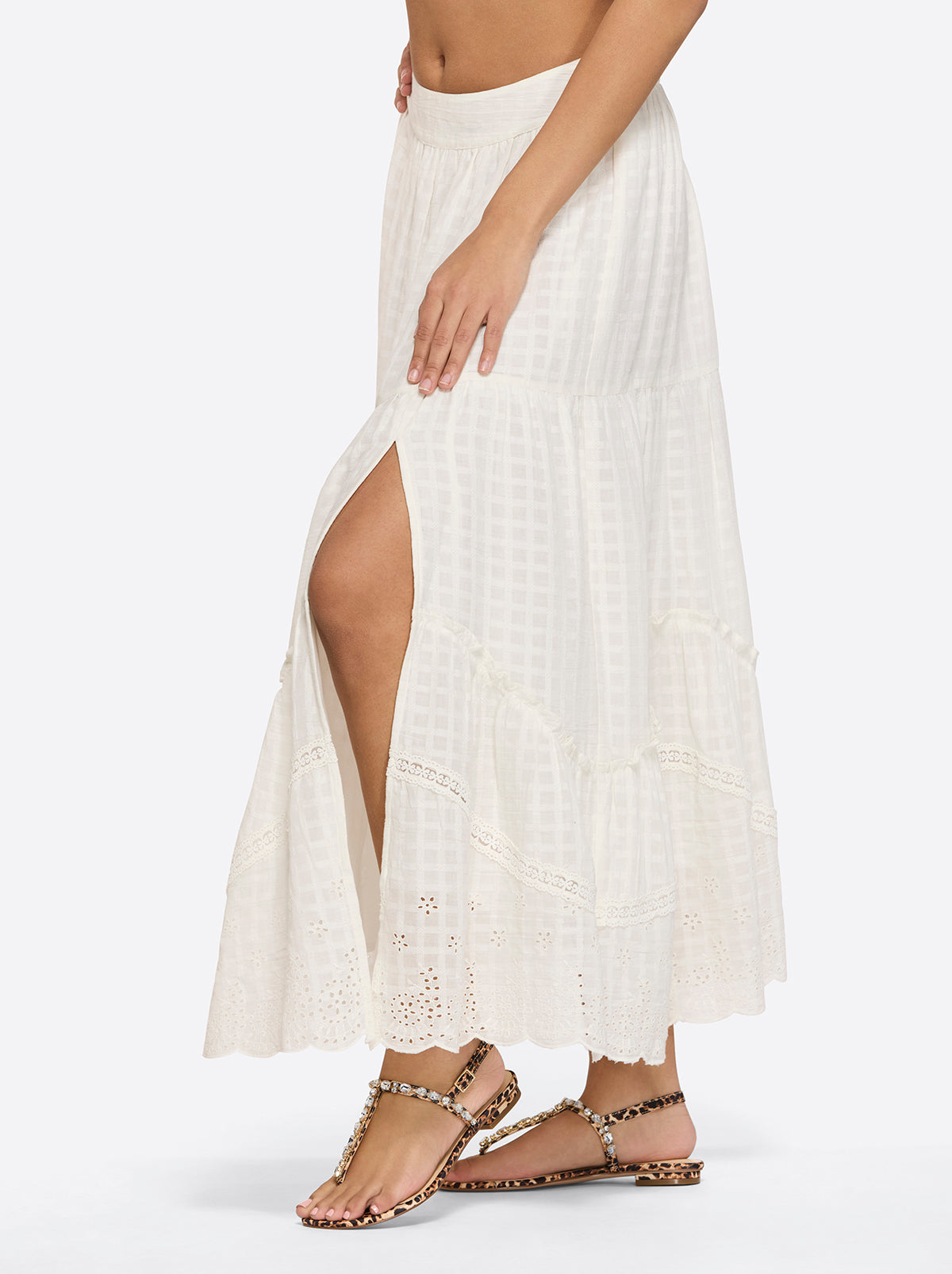 Women Paula Maxi Skirt - Gardenia | Jessica Simpson