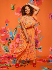 Women Althea Maxi Dress - Watercolor Roses | Jessica Simpson