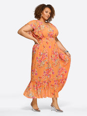 Women Althea Maxi Dress - Watercolor Roses | Jessica Simpson