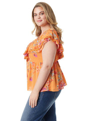 Women Nori Top - Watercolor Roses | Jessica Simpson