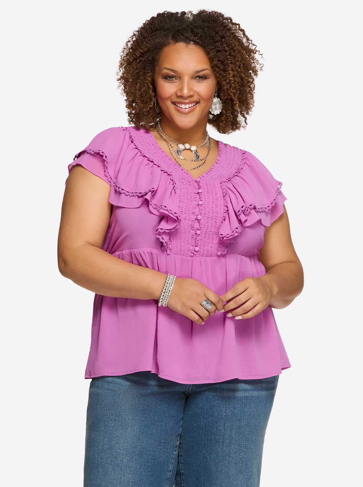 Women Nori Top - Raidiant Orchid | Jessica Simpson