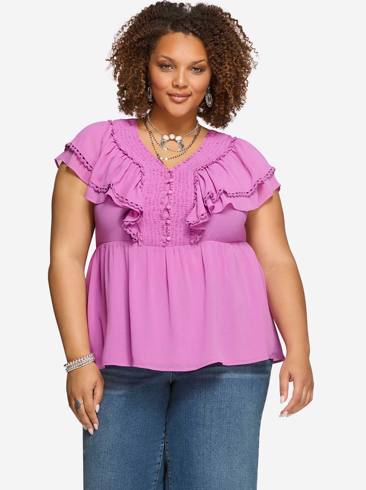 Women Nori Top - Raidiant Orchid | Jessica Simpson