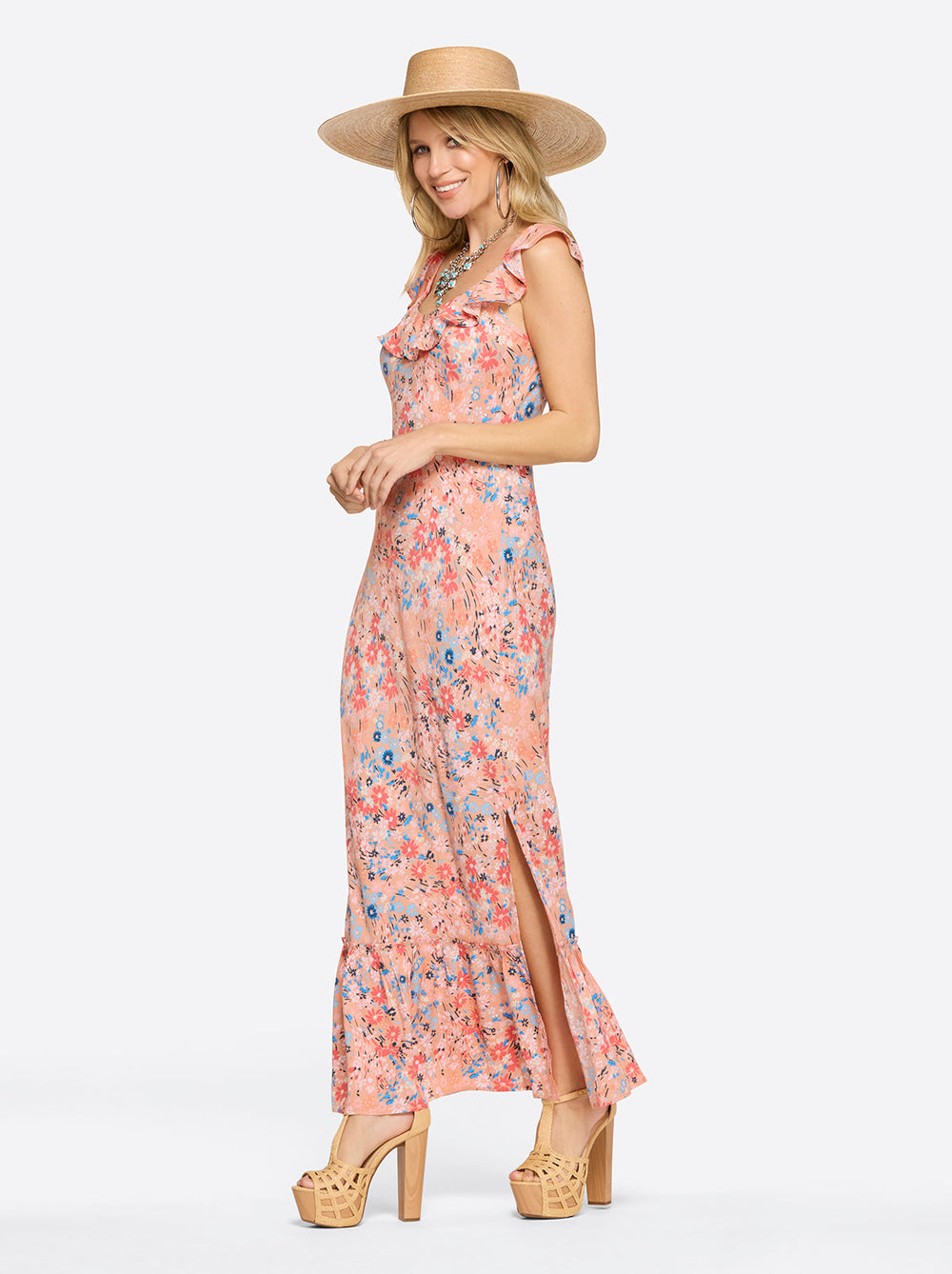 Women Raya Slip Dress - Blooming Pasture | Jessica Simpson