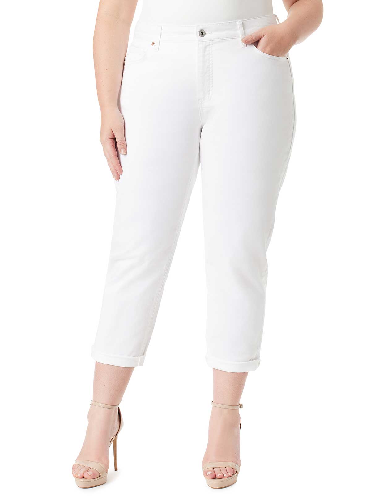 Women Mika Best Friend Slouchy Skinny - White | Jessica Simpson
