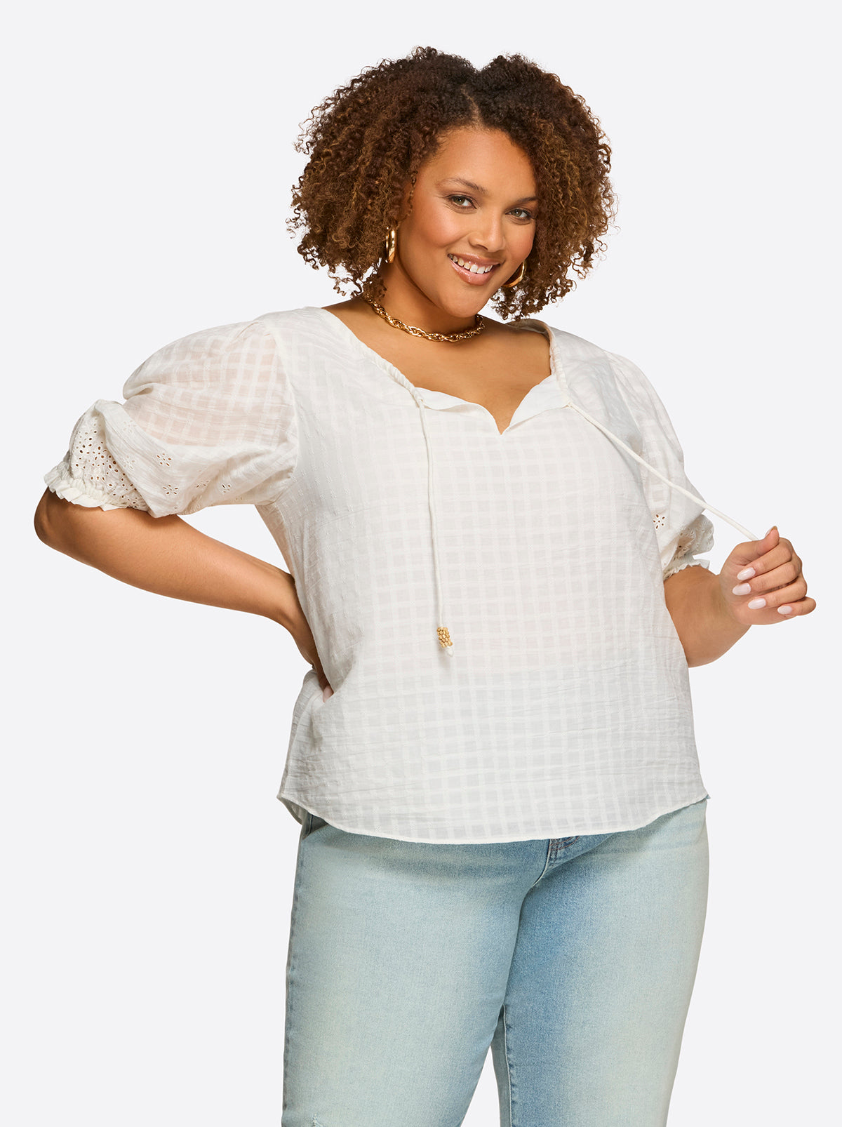 Women Sibyl Top - Gardenia | Jessica Simpson