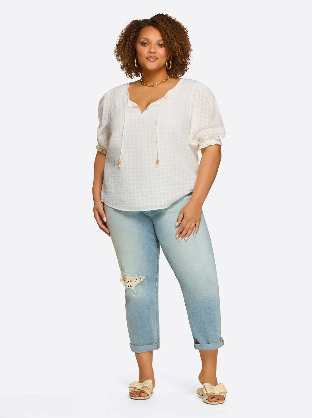 Women Sibyl Top - Gardenia | Jessica Simpson