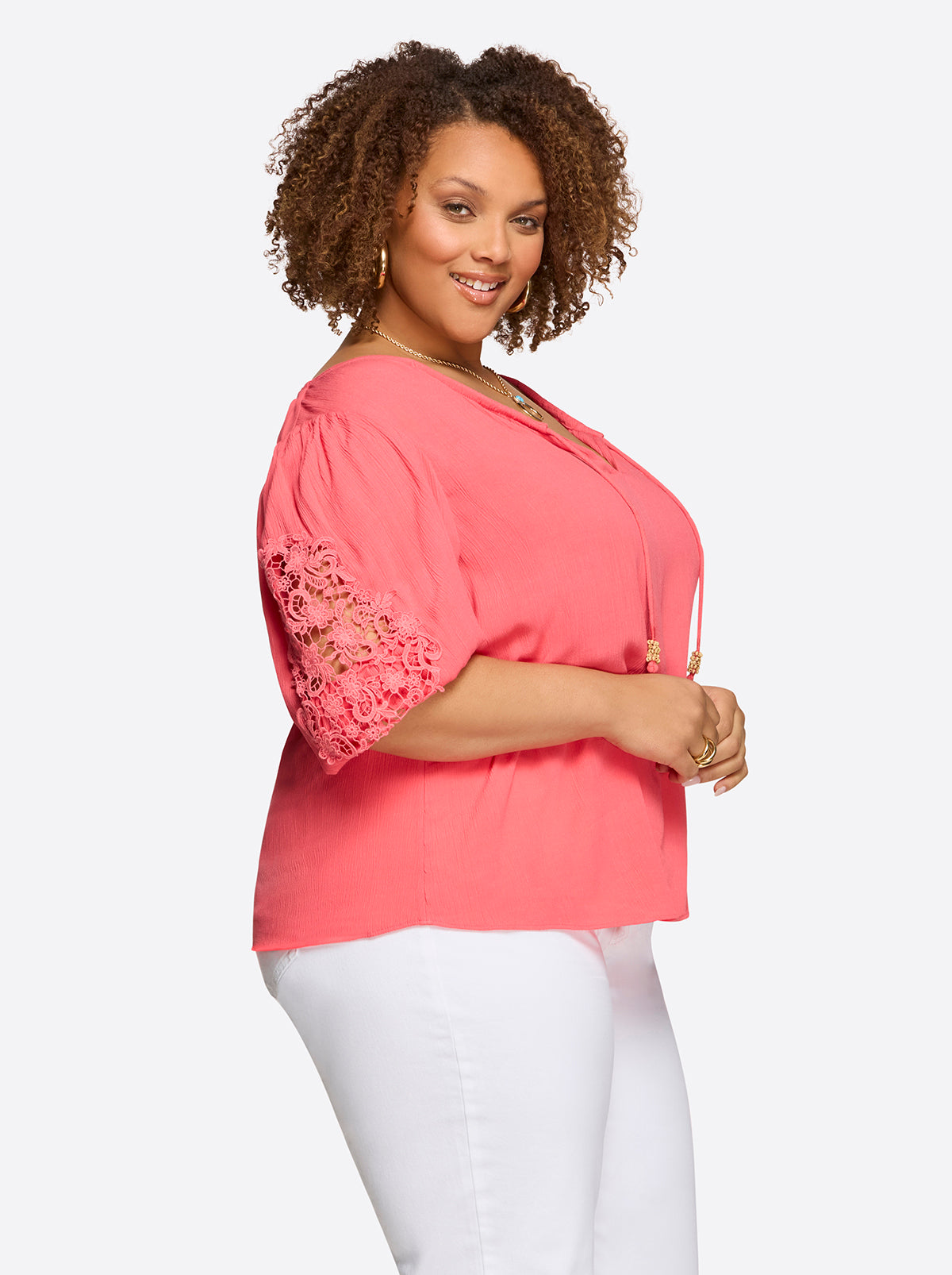 Women Sibyl Top - Rose Of Sharon | Jessica Simpson