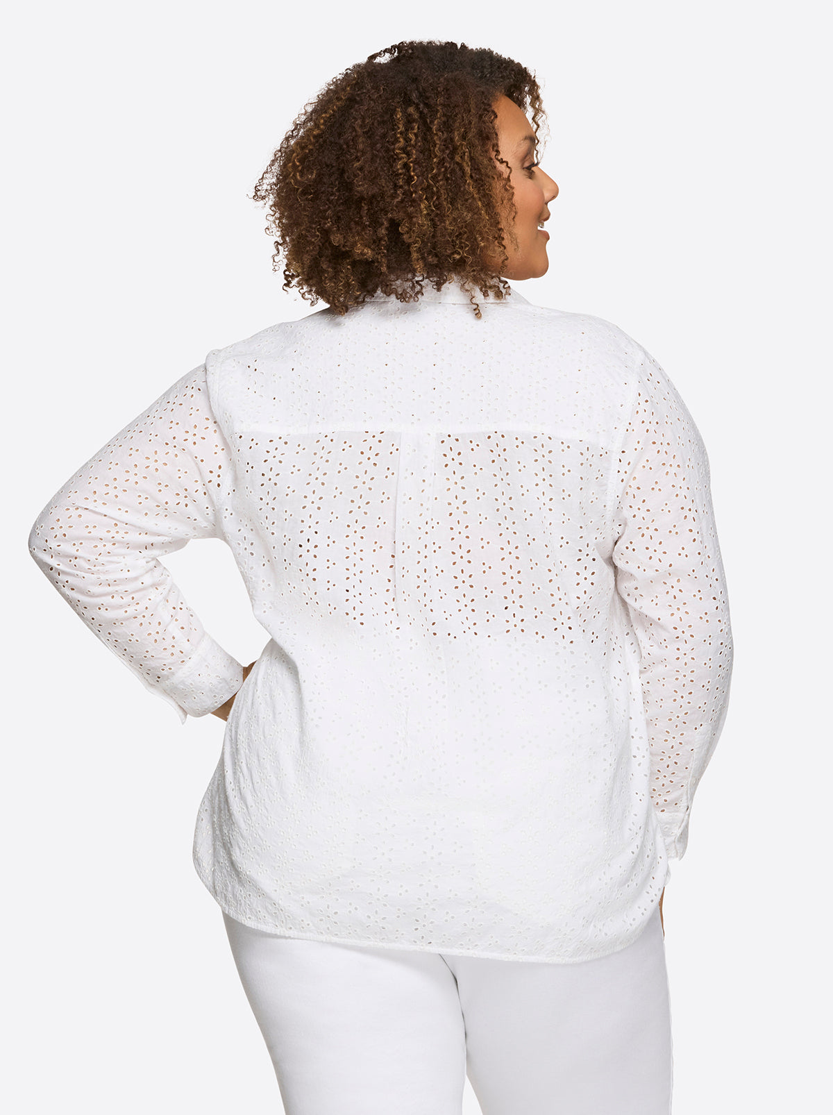 Women Beryl Button Up Shirt - Gardenia | Jessica Simpson
