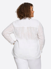 Women Beryl Button Up Shirt - Gardenia | Jessica Simpson