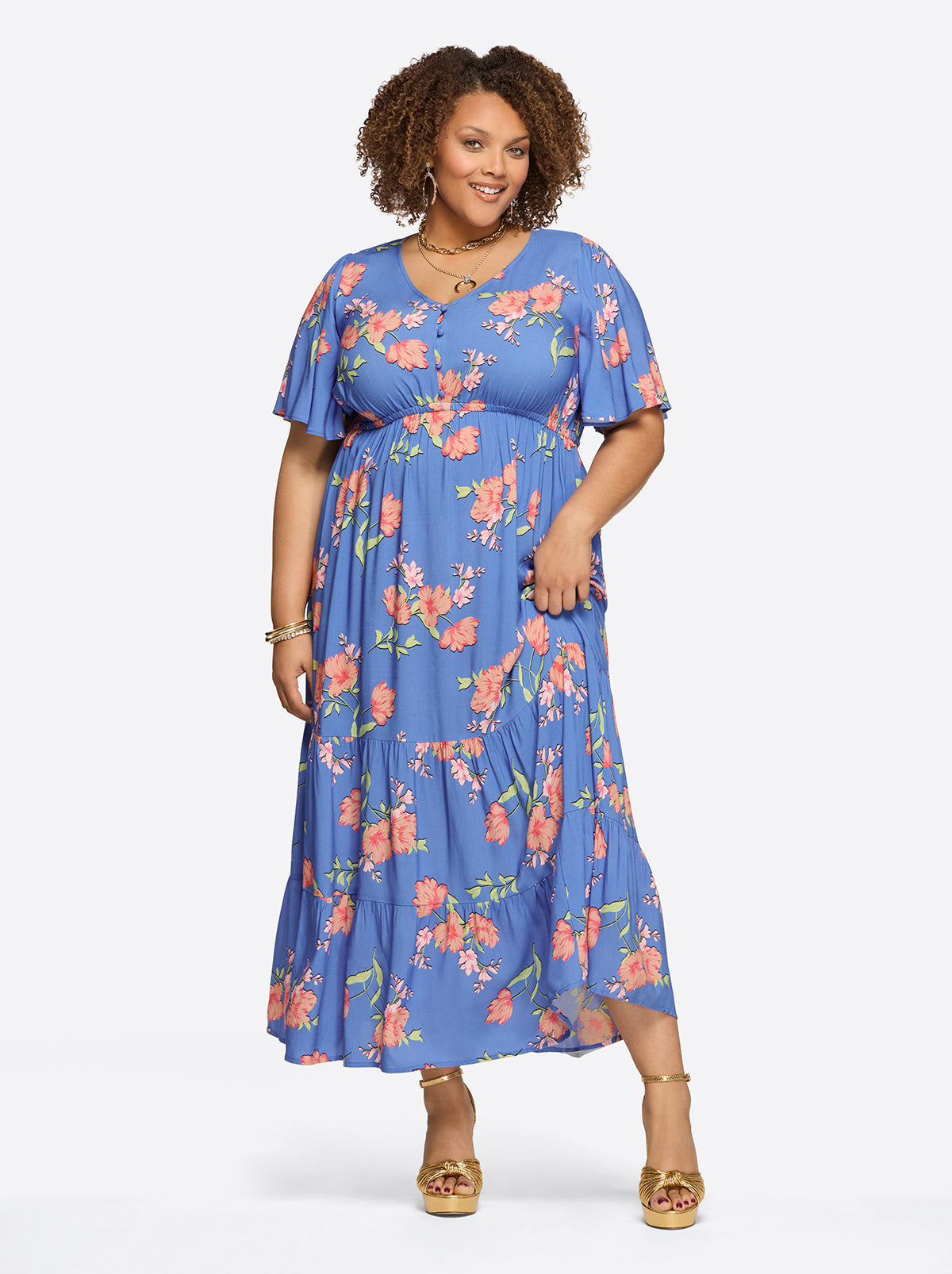 Women Naomi Dress - Happy Floret | Jessica Simpson