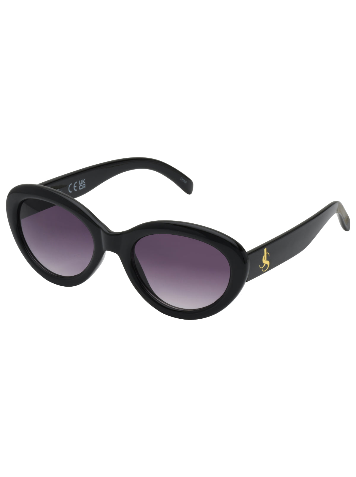 Accessories Round Cat Eye Sunglasses - Black | Jessica Simpson