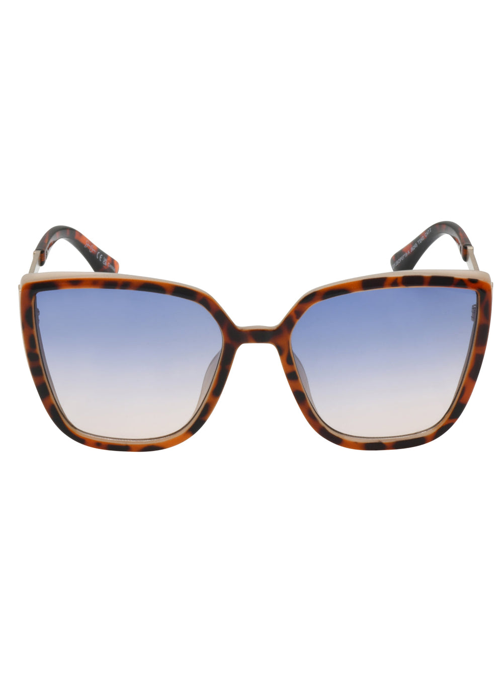 Accessories Cat Eye Sunglasses with Metal Temple - Tortoise | Jessica Simpson