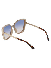 Accessories Cat Eye Sunglasses with Metal Temple - Tortoise | Jessica Simpson