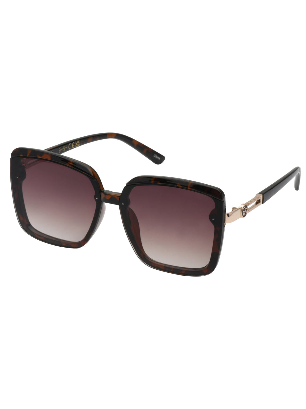 Accessories Oversized Fashionable Square Sunglasses - Tortoise | Jessica Simpson