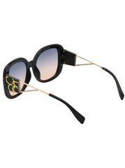 Accessories Oversized Oval Sunglasses - Black | Jessica Simpson