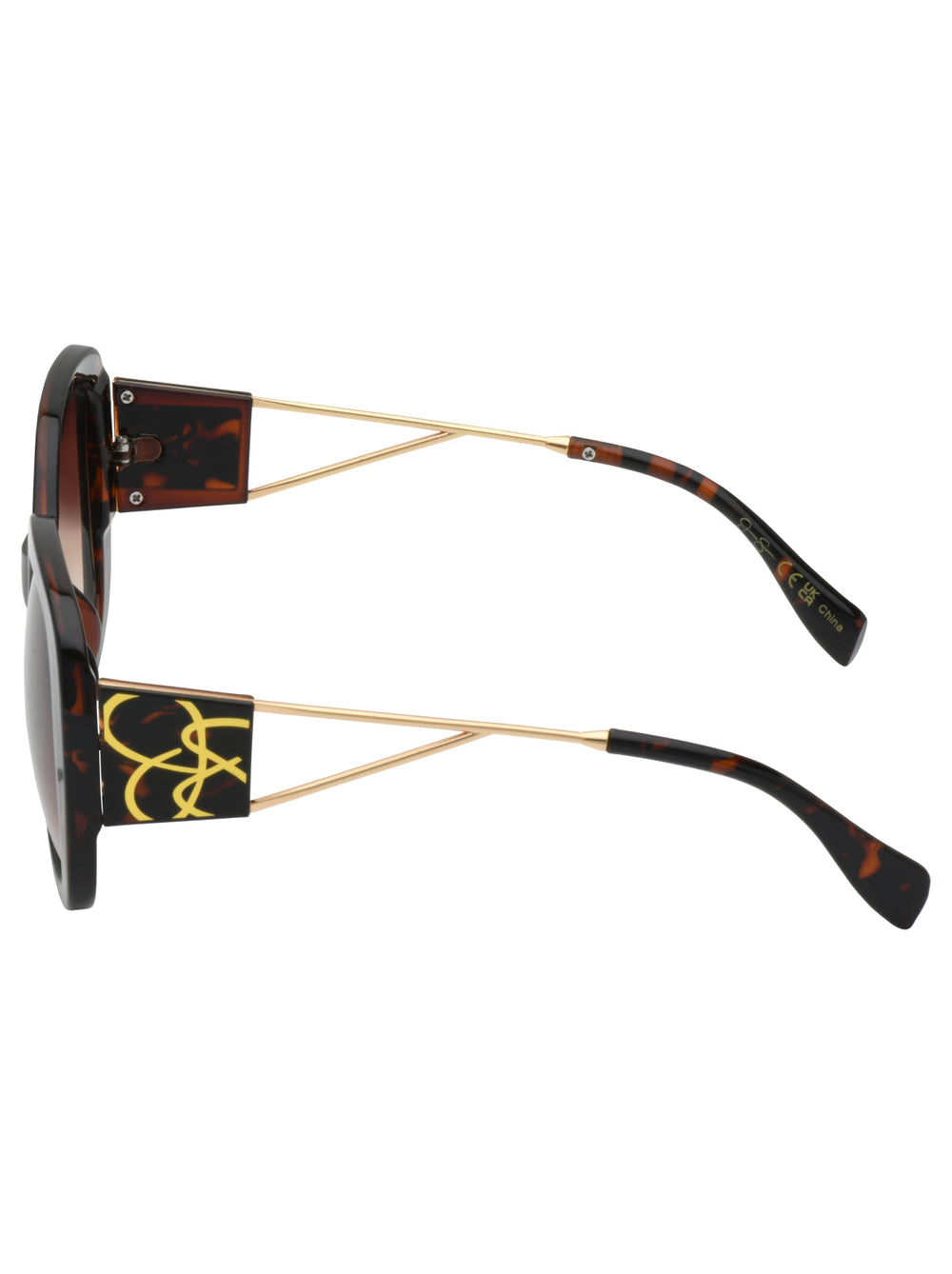 Accessories Oversized Oval Sunglasses - Tortoise | Jessica Simpson