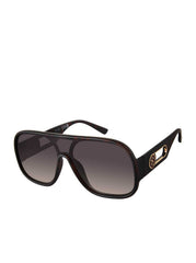Accessories Modern Shield Aviator Sunglasses - Matte Tortoise | Jessica Simpson