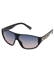 Accessories Wrap-Around Shield Sunglasses - Black | Jessica Simpson