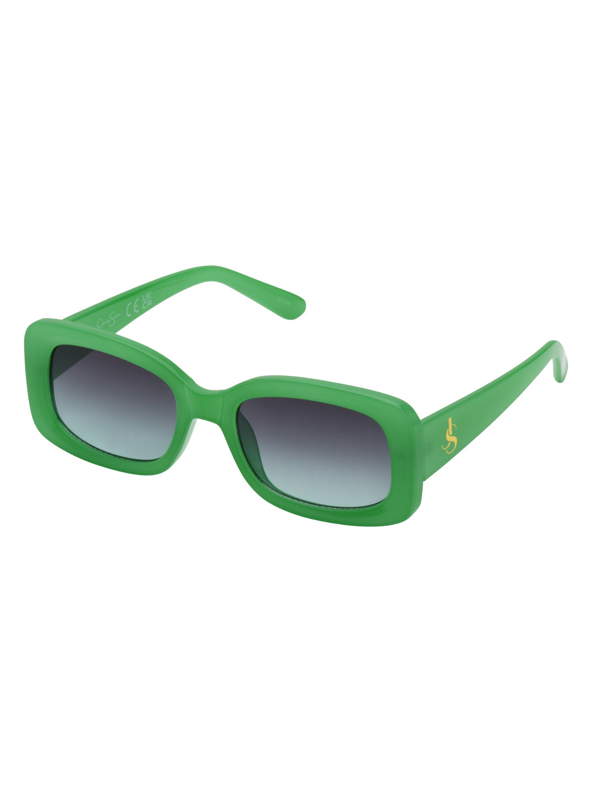 Accessories Retro Sunglasses - Green | Jessica Simpson