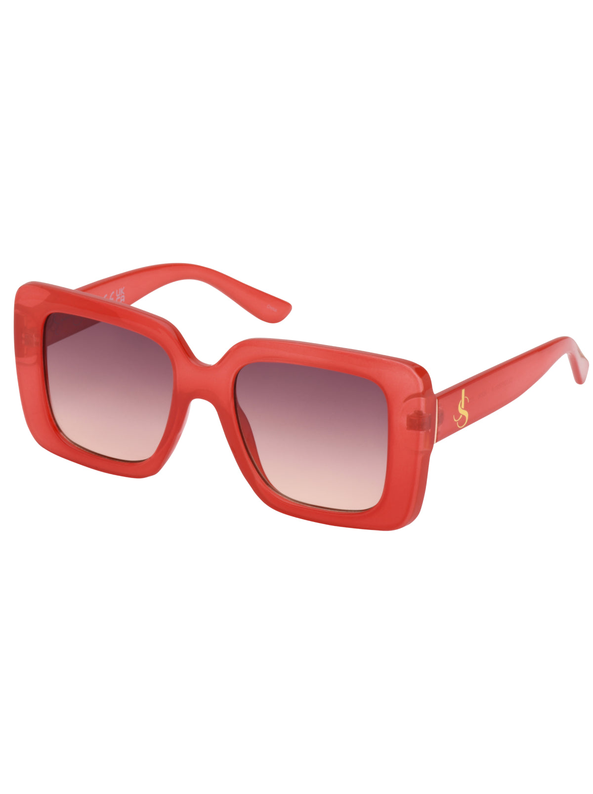 Accessories Fashionable Square Sunglasses - Milky Coral | Jessica Simpson