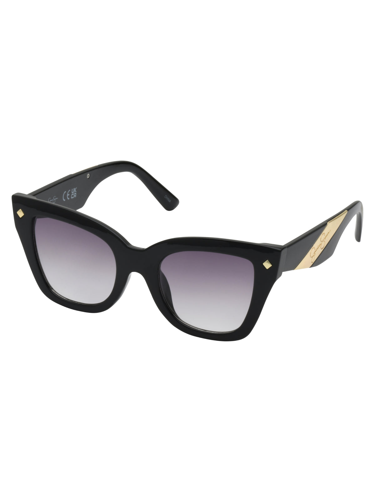 Accessories Bold Lux Cat Eye Sunglasses - Black | Jessica Simpson