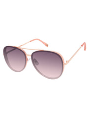Accessories Glam Aviator Pilot Sunglasses - Rose Gold & Rose | Jessica Simpson