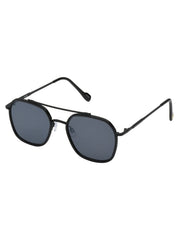 Accessories Square Metal Aviator Pilot Sunglasses - Black | Jessica Simpson